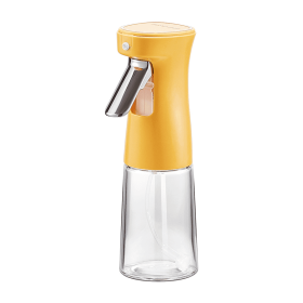 1pc Injector; Olive Oil Sprayer Bottle Spray; Glass Vinaigrette Sprayer Dispenser Bottle For Air Fryer; Cooking; Kitchen; Salad; Bake Frying; Gri (Color: Yellow)